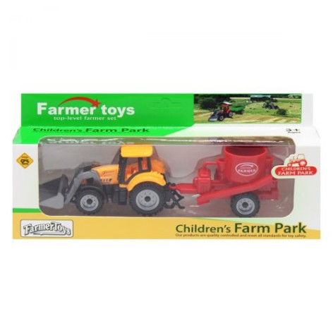 Трактор "Farm Park", помаранчевий