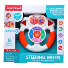 Музыкальный руль "Steering wheel" (белый)