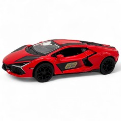 Машинка металлическая "LAMBORGHINI REVUELTO" (КРАСНАЯ)
