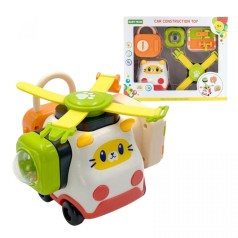 Бизиборд (пальчиковые игры, фиджет, замок с ключиком, область с шариками, изучение цифр, в коробке)