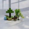 Конструктор магнитный "Minecraft", с динозаврами, 52 детали