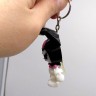 Брелок (3d печать) "Аниме. Санрио. Куроми \ KUROMI", 7.5 см
