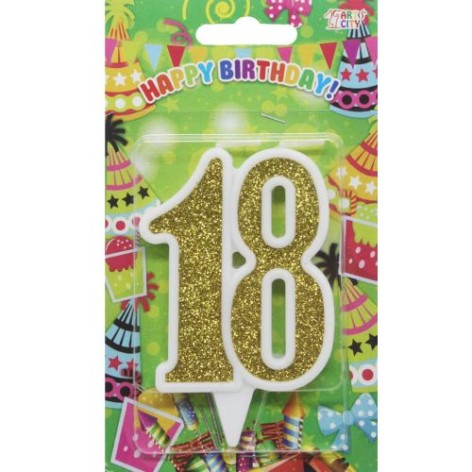 Свеча для торта "18 лет"