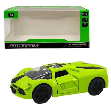 Машинка металлическая "Автопром" (САЛАТОВАЯ)