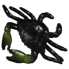 Игрушка-антистресс резиновая "Краб" (черный)