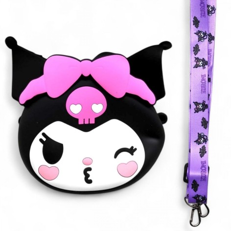 Сумочка детская "Аниме. Санрио. Куроми/Kuromi" (силикон)