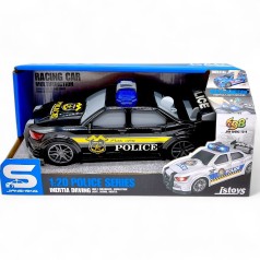 Машина инерционная "Полиция", озвученная, со светом (в коробке р.24x12x11 см)