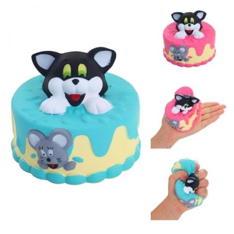 Іграшка-антистрес з ароматом "Squishy Тортик Том і Джері"
