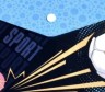 Папка с кнопкой А4+, peace.love.football