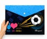 Папка с кнопкой А4+, peace.love.football