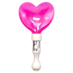 Игрушка со светом "СЕРДЦЕ" 21 СМ (РОЗОВОЕ)