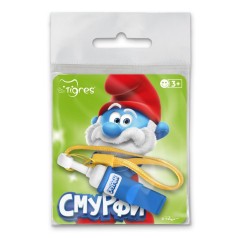 Свисток спортивный с ремешком, СМУРФИ (Микс видов)