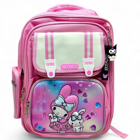 Рюкзак школьный, 32×41×15 см (Розовый)