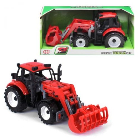 Трактор "Farm World", червоний