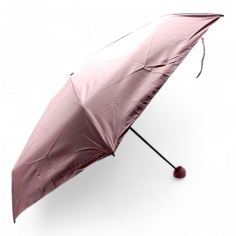 Зонтик механический (высота - 53 см; диаметр купола - 82 см; длина в сложенном виде: 17 см) Розовая