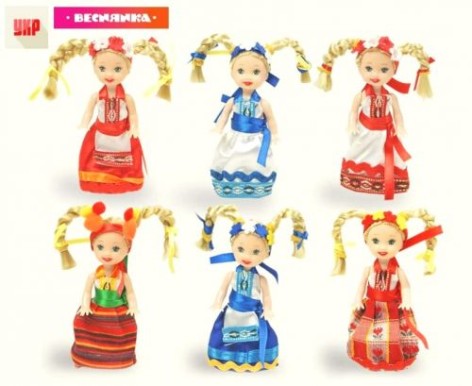 Уцінка. Лялька в українському костюмі "Катруся" - не значне пошкодження упаковки