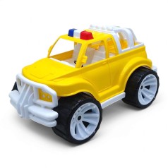 Машинка пластикова Позашляховик Джип жовтий кузов