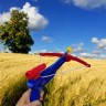 Арбалет 38 см, мішень, стріли-присоски 3шт, окуляри, в кор-ці, 36,5-20-6,5см