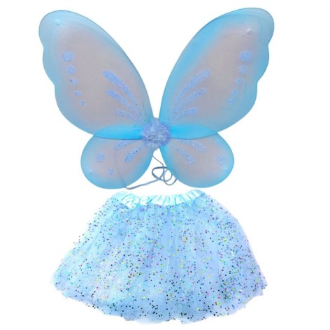 Маскарадний костюм "Крила" (БЛАКИТНИЙ)