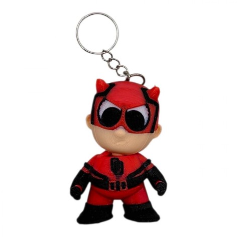 3D Брелоки HERO DAREDEVIL MARvel / Смельчак Марвел KEYCHAIN, 3D печать