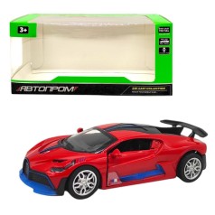 Машинка металлическая "Автопром. СЕДАН" (КРАСНАЯ)