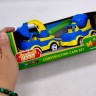 Mini Matiki коробка 2 (бетоносмеситель, экскаватор) Набор детский, BAMSIC (Красно-синий)