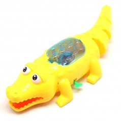 Заводная игрушка "Крокодил", 31 см (желтый)