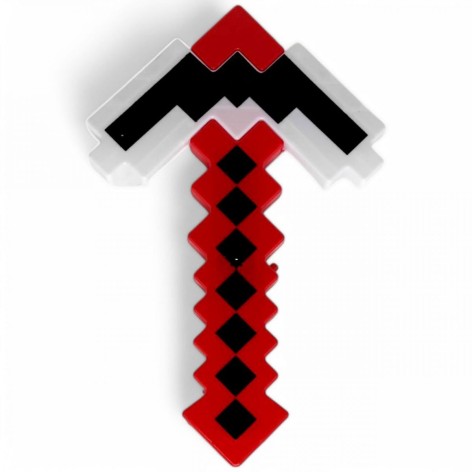 Кирка "Minecraft/Майнкрафт", 34 см, красная
