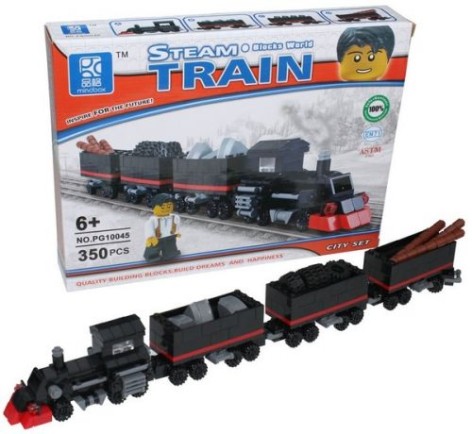 Конструктор "Потяг" 350 дет
