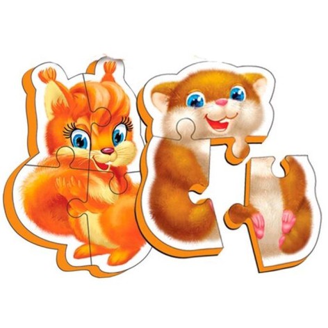 Мягкие беби пазлы 