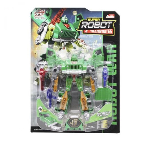 Трансформер "Super Robot", зелений