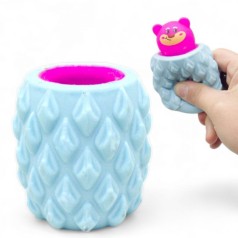 Ведмедик в ананасі, блакитний