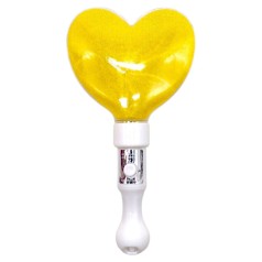 Игрушка со светом "СЕРДЦЕ" 21 СМ (ЖЕЛТОЕ)