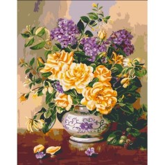 Картина по номерам "Летний букет" 40х50 см