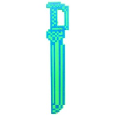 Пластиковый меч "MINECRAFT", зеленый