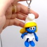 Брелок (3d печать) "SMURF SMURFETKA \ Смурфики", 8.5 см