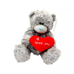 Мягкая игрушка "Мишка", высота 30 см (СЕРЫЙ)