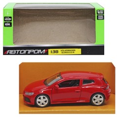 Машинка металлическая "Автопром Volkswagen Scirocco R", красная