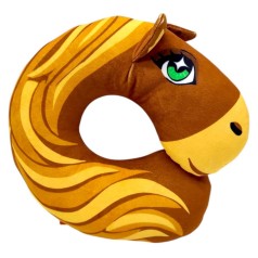 Подушка-підголівник "Коник" принт (26х27х6 см)