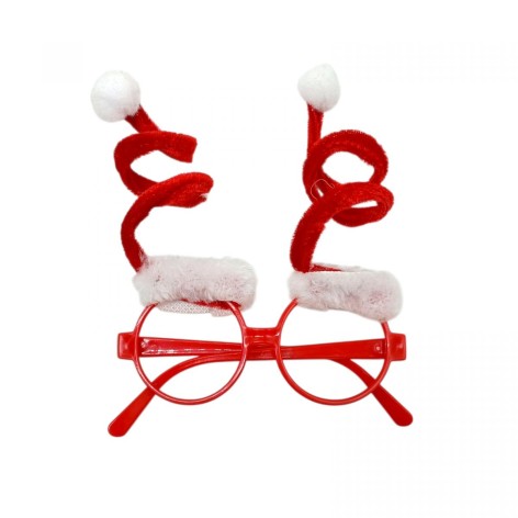 Новогодние очки Ковпак пружинка 12 см