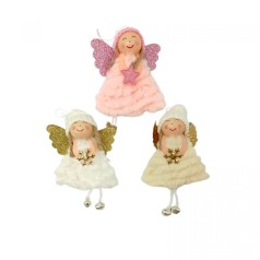 Украшение-игрушка елковая Ангелочек (МИКС)