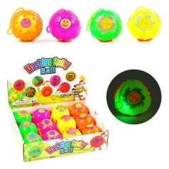 Мʼяч пригун C 60498  ЦІНА ЗА 12 ШТУК В БЛОЦІ, "Сонечко", світло