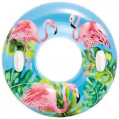 Уценка. Надувной круг Цветочный, Фламинго - Повреждена упаковка.