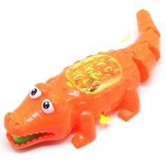 Заводная игрушка "Крокодил", 31 см (оранжевый)