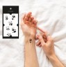 Временные тату "Мини панды" (8 х 12 см)