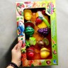 Набор продуктов "Кулинарная фантазия" (18 элементов, на липучках, доска для нарезки, нож, посуда)