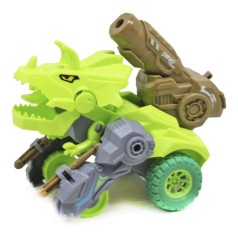 Машинка "Пушка-динозавр", салатовая