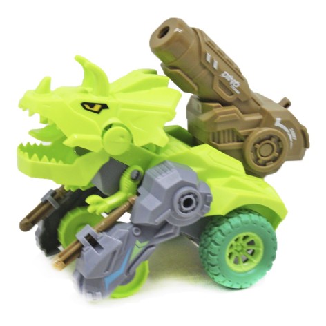 Машинка "Пушка-динозавр", салатовая