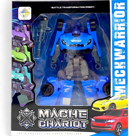 Трансформер "Mecha Chariot. Легкова машина", синій