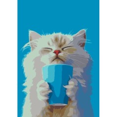 Картина по номерам "Кофеёк" 40х28 см